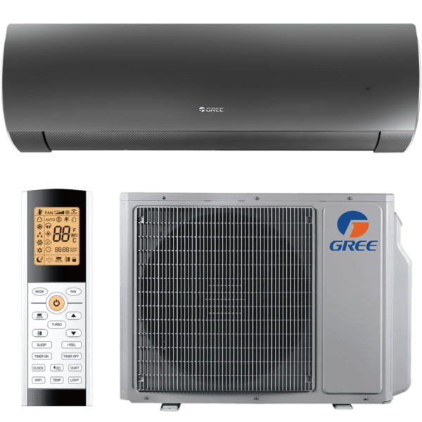 <b>Gree</b> Dark X GWH09ACC-K6DNA1F<br>oldalfali mono split klíma<br>Hűtőteljesítmény: 2.6 kW